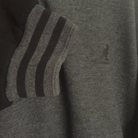 Grey and Black Kangol Hoodie - Picture 4 of 4